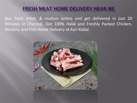 online meat delivery in chennai|Meat Online .